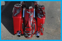 DIRTYBIRD CONCEPTS -  TAIL LIGHTS -Harley – Jaded Pointed Integrated LED Tail Lights