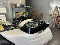 DIRTYBIRD CONCEPTS - Harley Street Glide Road Glide Road King Loud Double Double 8″ Speaker Lids 2014 To 2023 | DBC351