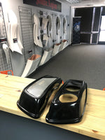 INSANE ASYLUM MOTORSPORTS DUAL 6.5" FIBERGLASS LIDS (BOND ON)