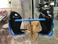 DIRTYBIRD CONCEPTS - LOWERS-  SOFTAIL - Harley Softail Loud Leg Warmers 8″ With Custom Crash Bar 2001 To 2024