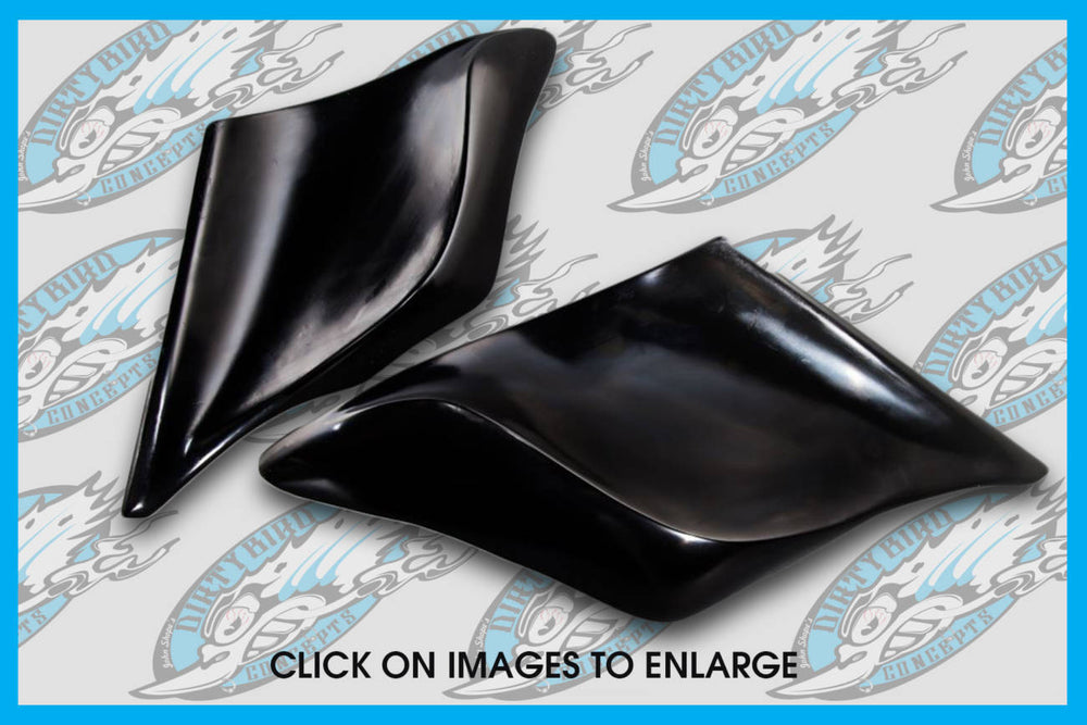 DIRTYBIRD CONCEPTS - SIDE COVERS - Harley – Pop On Side Filler Panels 1996 To 2008