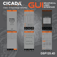 
              Cicada DSP600.4D 150W X 4 AMPLIFIER
            