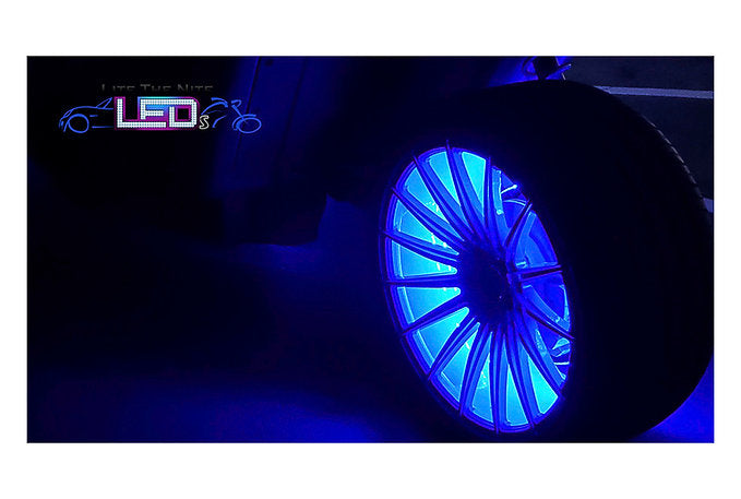 LITE THE NITE LED - (1R3) Black Out Chase Three Strip Wheel Ring Kit (9 strips)