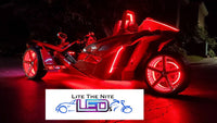 
              LITE THE NITE LED - (1R3) Black Out Chase Three Strip Wheel Ring Kit (9 strips)
            