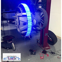 LITE THE NITE LED - (8C). Single Color 4 Strip Wheel Ring Kit