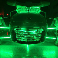 LITE THE NITE LED - (14B) F3 Can Am Spyder Clear Strip Chase Kit w/Wheel Rings