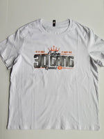 
              30 Gang Custom Kingz Apparel - Women's 30 GANG Block Tee - ORANGE LETTERS
            