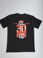 
              30 Gang Custom Kingz Apparel - MENS 30 Gang Block Tee- Red and White
            