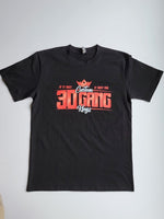 
              30 Gang Custom Kingz Apparel - MENS 30 Gang Block Tee- Red and White
            