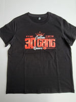 
              30 Gang Custom Kingz Apparel - Women's 30 GANG Block Tee - RED LETTERS
            