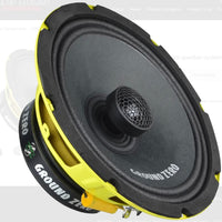 Ground Zero 8" Coax GZCF 8.0SPL (yellow basket) (Pair)