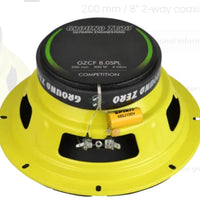 Ground Zero 8" Coax GZCF 8.0SPL (yellow basket) (Pair)