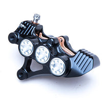 American suspension - B-62 6-PISTON MONOBLOCK BRAKE CALIPERS, FOR 13" ROTOR - BLACK CONTRAST