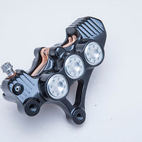 American suspension - B-62 6-PISTON MONOBLOCK BRAKE CALIPERS, FOR 13" ROTOR - BLACK CONTRAST