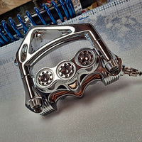 American suspension - Stoppie King™ Monoblock Radial Caliper Left Side for 18" Rotor - Chrome Finish