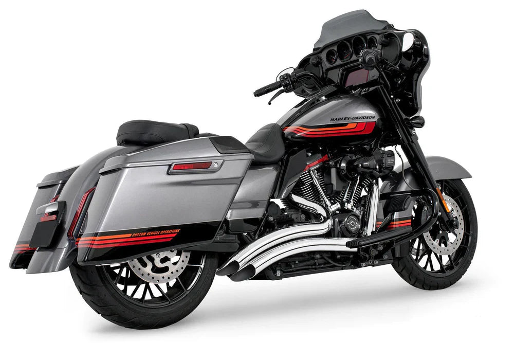 FREEDOM PERFORMANCE EXHAUST - HARLEY TOURING SHARP CURVE RADIUS SCALLOP CUT 1995-PRESENT PART#: HD00228