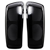 Metra - SPEAKER LIDS - DUAL 6x9 SADDLEBAG LIDS FOR 2014 AND UP HARLEY DAVIDSON- Metra BC-HDD6X9-2