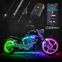 
              XKGLOW - ADDRESSABLE LED MOTORCYCLE ACCENT LIGHT KITS | XKALPHA APP CONTROLLED
            