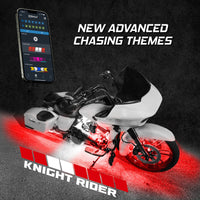 XKGLOW - ADDRESSABLE LED MOTORCYCLE ACCENT LIGHT KITS | XKALPHA APP CONTROLLED