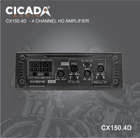 
              Cicada CX150.4D 150W X 4 AMPLIFIER
            