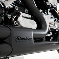 Rinehart Racing - SLIMLINE DUALS SYSTEM WITH SLIP-ON MUFFLERS FOR HARLEY TOURING
