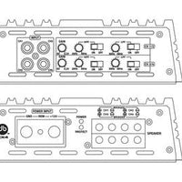 DB Drive Euphoria XPERT EX9.2 1500 watt 2 channel amplifier