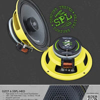 Ground Zero 6.5" Coax GZCF 6.5SPL-NEO (yellow basket) (Pair)