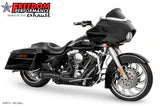 FREEDOM PERFORMANCE EXHAUST - HARLEY TOURING 2-INTO-1 TURNOUT/SIDEDUMP FULL SYSTEM BUNDLE (FPE STOCK CHECK) PART#: HD00847