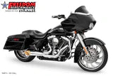 FREEDOM PERFORMANCE EXHAUST - HARLEY TOURING 2-INTO-1 TURNOUT/SIDEDUMP FULL SYSTEM BUNDLE (FPE STOCK CHECK) PART#: HD00847