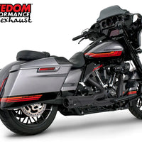 FREEDOM PERFORMANCE EXHAUST - HARLEY TOURING 2-INTO-1 SHORTY PART#: HD00843