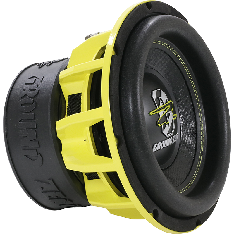 Ground Zero GZHW 25XSPL-D2-YELLOW 10″ high quality SPL subwoofer