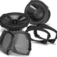 BOSS Audio BHD98 Saddlebag Kit 6"x9" saddlebag speakers for select 1998-2013 Harley-Davidson Road Glide and Street Glide models