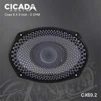 CICADA AUDIO CX69 COAXIAL SPEAKER 6X9" (2Ω AND 4Ω)