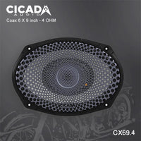 
              CICADA AUDIO CX69 COAXIAL SPEAKER 6X9" (2Ω AND 4Ω)
            