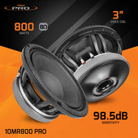 
              PRV 10MR800 PRO 10" MIDRANGE LOUDSPEAKER
            