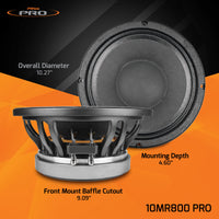 
              PRV 10MR800 PRO 10" MIDRANGE LOUDSPEAKER
            