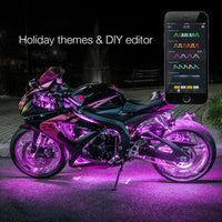 
              XKGLOW - LED MOTORCYCLE ACCENT LIGHT KITS | XKCHROME SMARTPHONE APP
            