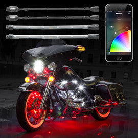 XKGLOW - LED MOTORCYCLE ACCENT LIGHT KITS | XKCHROME SMARTPHONE APP