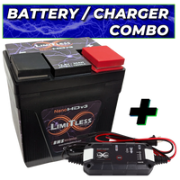 LIMITLESS LITHIUM - BATTERIES - Nano-HDv3 / Power sports Battery (Under the seat replacement)