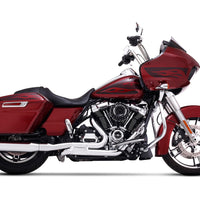Rinehart Racing - SLIMLINE DUALS SYSTEM WITH SLIP-ON MUFFLERS FOR HARLEY TOURING