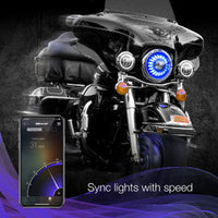 
              XKGLOW - 7" LED HEADLIGHT FOR MOTORCYCLE | XKCHROME SMARTPHONE APP
            