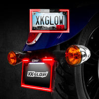 
              XKGLOW - MOTORCYCLE LED LICENSE PLATE FRAME WITH RUNNING TURN AND BRAKE
            