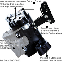 AMERICAN SUSPENSION -Touring Bolt On Big Wheel kit for 26 or 30 wheel 42° rake- 1989-2022