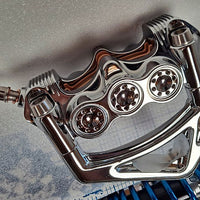 American suspension - Stoppie King™ Monoblock Radial Caliper Left Side for 18" Rotor - Chrome Finish