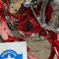 American suspension - Stoppie King™ Monoblock Radial Caliper Left Side for 18" Rotor - Chrome Finish