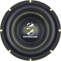 
              Ground Zero - GZRW 8XSPL - 8″ high quality SPL subwoofer with reinforced paper cone
            