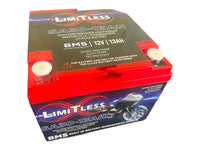 
              LIMITLESS LITHIUM - BATTERIES - Shake Awake 30 Case 13Ah Smart Motorcycle battery  (Under the seat replacement)
            