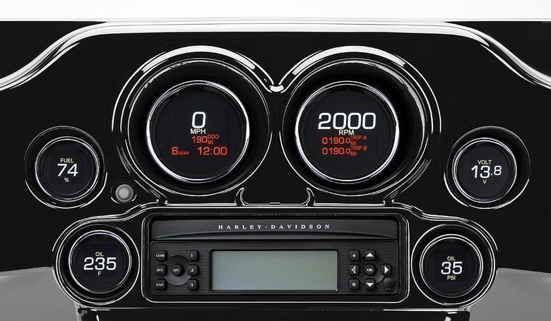 DAKOTA DIGITAL GAUGE SET FOR HARLEY-DAVIDSON® TOURING | 2004-2013