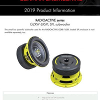 Ground Zero - GZRW 6XSPL - 16.5 cm / 6.5" 2 x 2 Ohm 700 Watts SPL