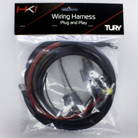 HKI - WIRING HARNESS - HD1 4CH 8AWG WH